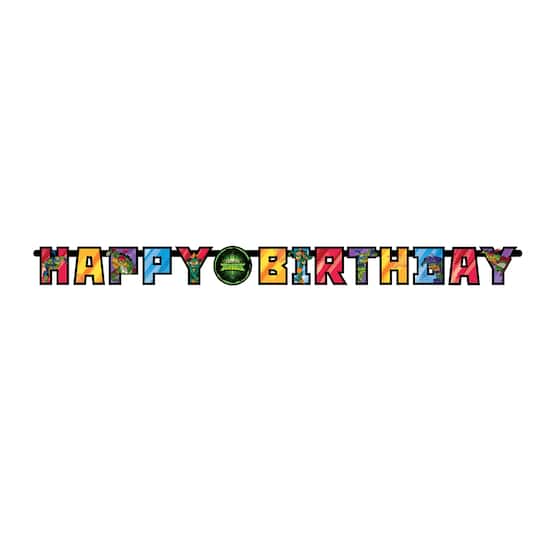 Ninja Turtles Birthday Banner Ninja Turtles Party Decorations
